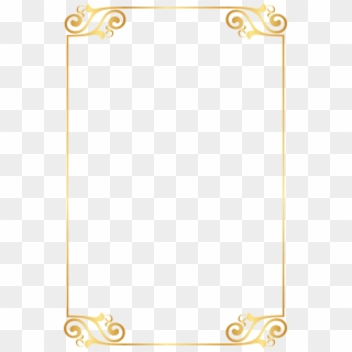 Gold Pattern Frame Pattern 2184*3372 Transprent Png - Portable Network Graphics Clipart
