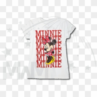 Minnie Mouse Toddler White Tshirt Xs-xl Sizes - Active Shirt Clipart