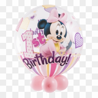Disney Minnie Mouse - Minnie Mouse Happy First Birthday Clipart