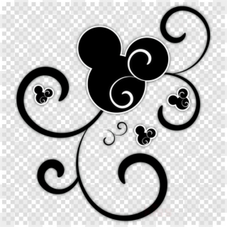 Mickey And Minnie Mouse Tattoos Clipart Mickey Mouse - Minnie Mouse Silhouette Tattoo - Png Download