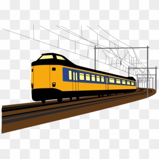 Clip Art Dutch Train Clipartist - Rail Transport Clipart - Png Download