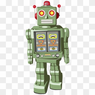 Worried About Zombie Apocalypses And Imminent Civil - Retro Robot Png Clipart