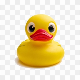 Yellow Duck Transparent Background Png - Rubber Duck Front View Clipart