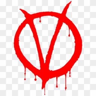 V For Vendetta Graffiti - V For Vendetta Png Clipart