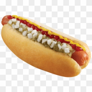 100% All-beef Hot Dog - Hot Dogs Png Clipart