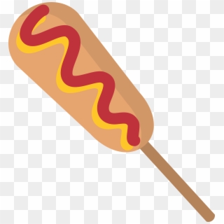 Isolated Corn Dog Image Library Stock - Corn Dog Clip Art Free - Png Download