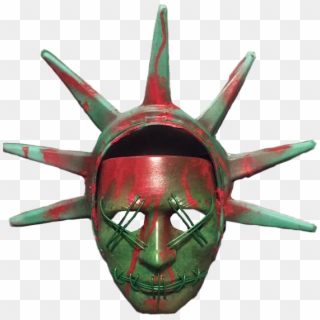 Lady Liberty Purge Mask - Transparent Purge Mask Png Clipart