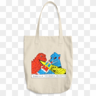 Cosmic Monster Tote Bag By Billy Lilly - Godzilla Tote Bag Clipart