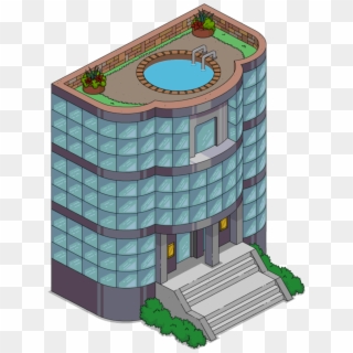 Tapped Out Ziffcorp Office Building - Simpsons Artie Ziff Family Clipart