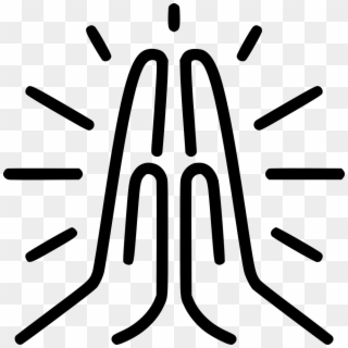 Png File Svg - Prayer Hands Icon Png Clipart