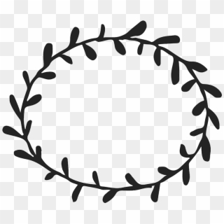 Wreath Clipart Circle - Simple Border Designs Circle - Png Download