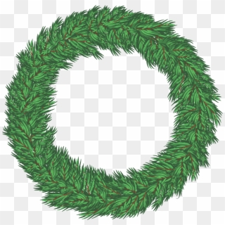 Christmas Wreath Png - Christmas Green Wreath Clipart Transparent Png