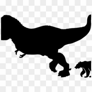 Godzilla Clipart Silhouette - Dinossauro Preto Png Transparent Png