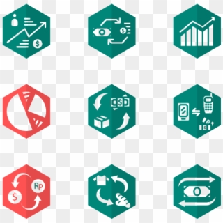 Trade - Hexagon Icons Clipart