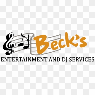 Becks Entertainment And Dj Service - Poster Clipart