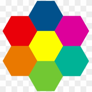 Red Hexagon Png - Heksagonal Png Clipart