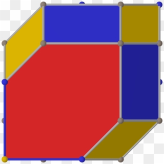 Concertina Cube With Direction Colors - Symmetry Clipart
