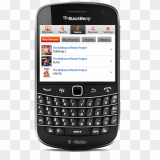 Gaana Goes Mobile - Blackberry Qwerty Keypad Phones Clipart