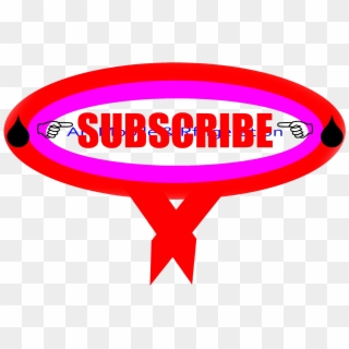 Youtube Subscribe Button Png - Oval Clipart
