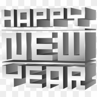 3d Happy New Year Png - 3d Happy New Year 2019 Clipart
