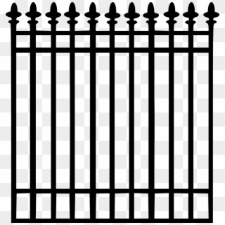 700 X 721 7 - Wrought Iron Fence Png Clipart