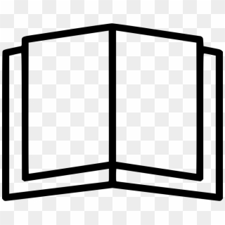 Blank Open Book Comments - Icon Clipart