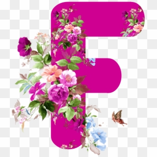 Alfabeto Pink Flores Png Clipart