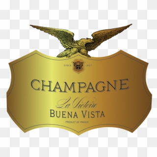 La Victoire Brut Champagne Front Label - Buena Vista La Victoire Brut Champagne Clipart