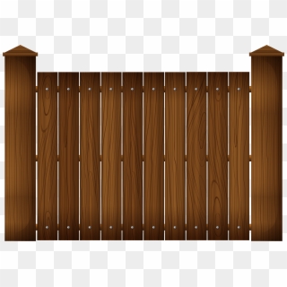 Vector Download Picket Fence Wood Clip Art Picture - Cartoon Wooden Fence Png Transparent Png