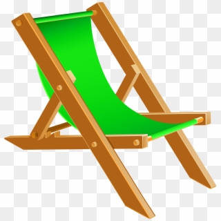 Transparent Beach Chair Png Clipart - Beach Chair Clipart Transparent