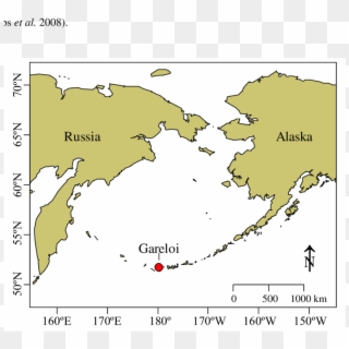 Location Of Gareloi Island, Alaska Along The Aleutian - Aleutian Islands Locations Clipart