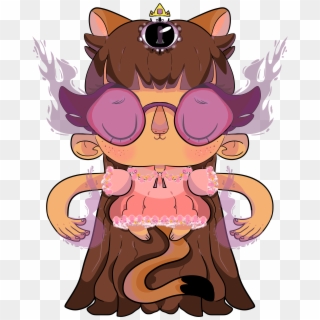 Cat-y The Physic Cat Girl Who Helps Others In Need - Cartoon Clipart