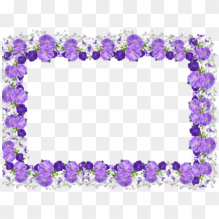 Petunia Clipart Border - Picture Frame - Png Download