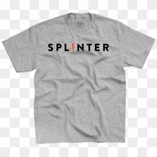 Splinter Logo On Heather Grey T-shirt $22 - Stones Throw Soul T Shirt Clipart