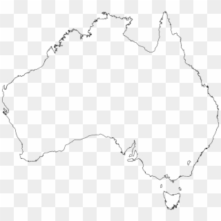 Map Of Australia Outline Png Clipart