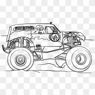 Free Free 76 Silhouette Grave Digger Monster Truck Svg SVG PNG EPS DXF File