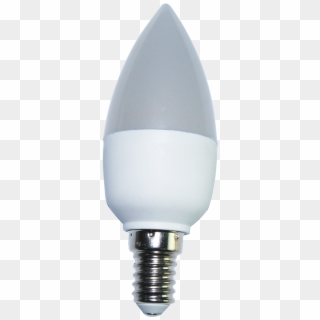 Lac Led E14 4w Smooth Housing Candle Light - Compact Fluorescent Lamp Clipart