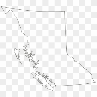 British Columbia Map Vector Clipart