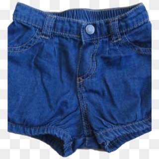 Baby Girls 6-9 Months Cherokee Soft Jean Shorts - Pocket Clipart