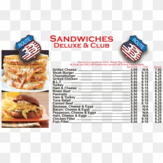Menu - Fast Food Clipart