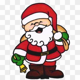 Papai Noel Colorido - Santa Claus Cartoon Clipart