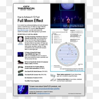 How To Create A Full Moon Effect - Flyer Clipart
