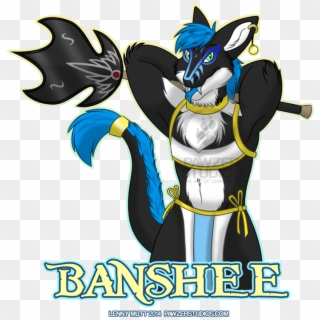 Banshee Badge - Cartoon Clipart