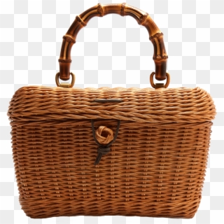 Gucci Cestino Bamboo-handle Wooden Basket Bag - Tote Bag Clipart