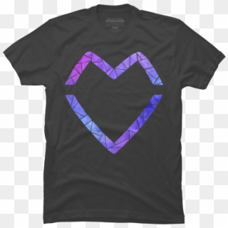 Geometric Heart T-shirt - Active Shirt Clipart