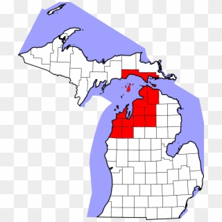 Michigan Counties Svg Clipart