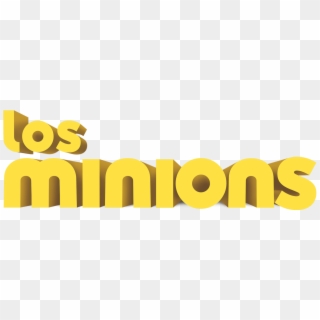 Los Minions - Minions Word Png Clipart