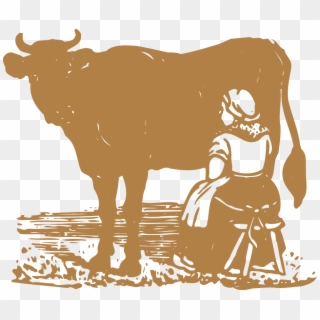 Dairy Cattle Milk Ox - Cow Milk Vector Clipart