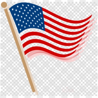 Line Font Png Image - Transparent American Flag Clip Art