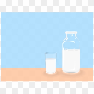 Glass Of Milk Clipart - Plastic Bottle - Png Download